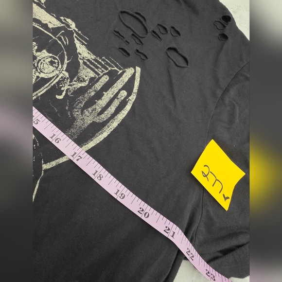 Torrid Black Relaxed Fit Motorcycle Graphic Tee - Picture 7 of 8